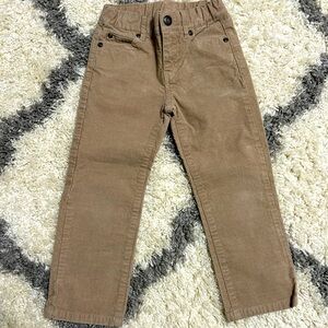 Janie and Jack size 4 Boys Tan Corduroy Pants